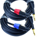 2Pcs 14 awg Speaker Cable with Twist Lock S729
