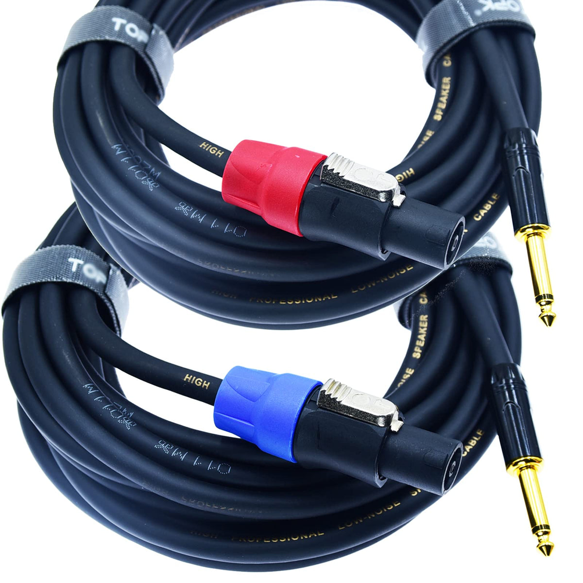 2Pcs 14 awg Speaker Cable with Twist Lock S729