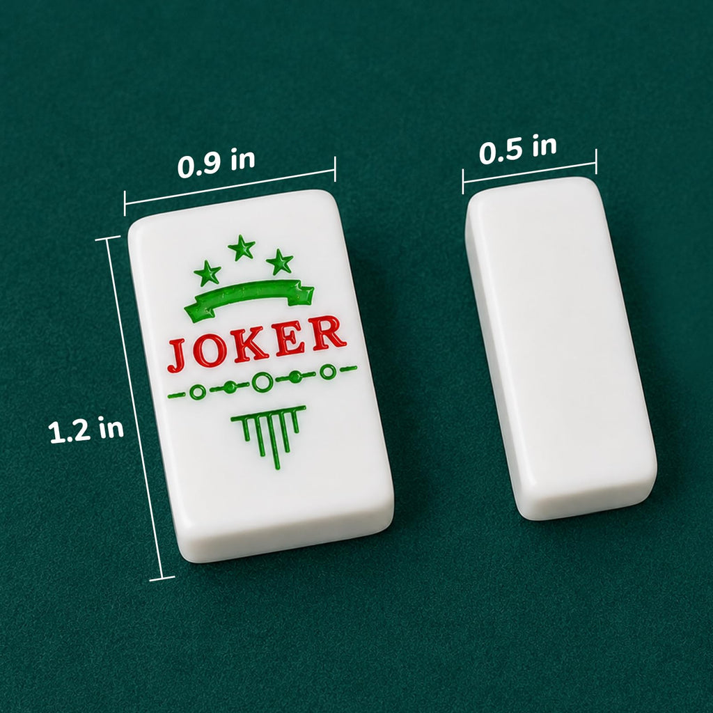 166 Mahjong Tiles 4 Racks 4 Pushers Mahjong Set U6963