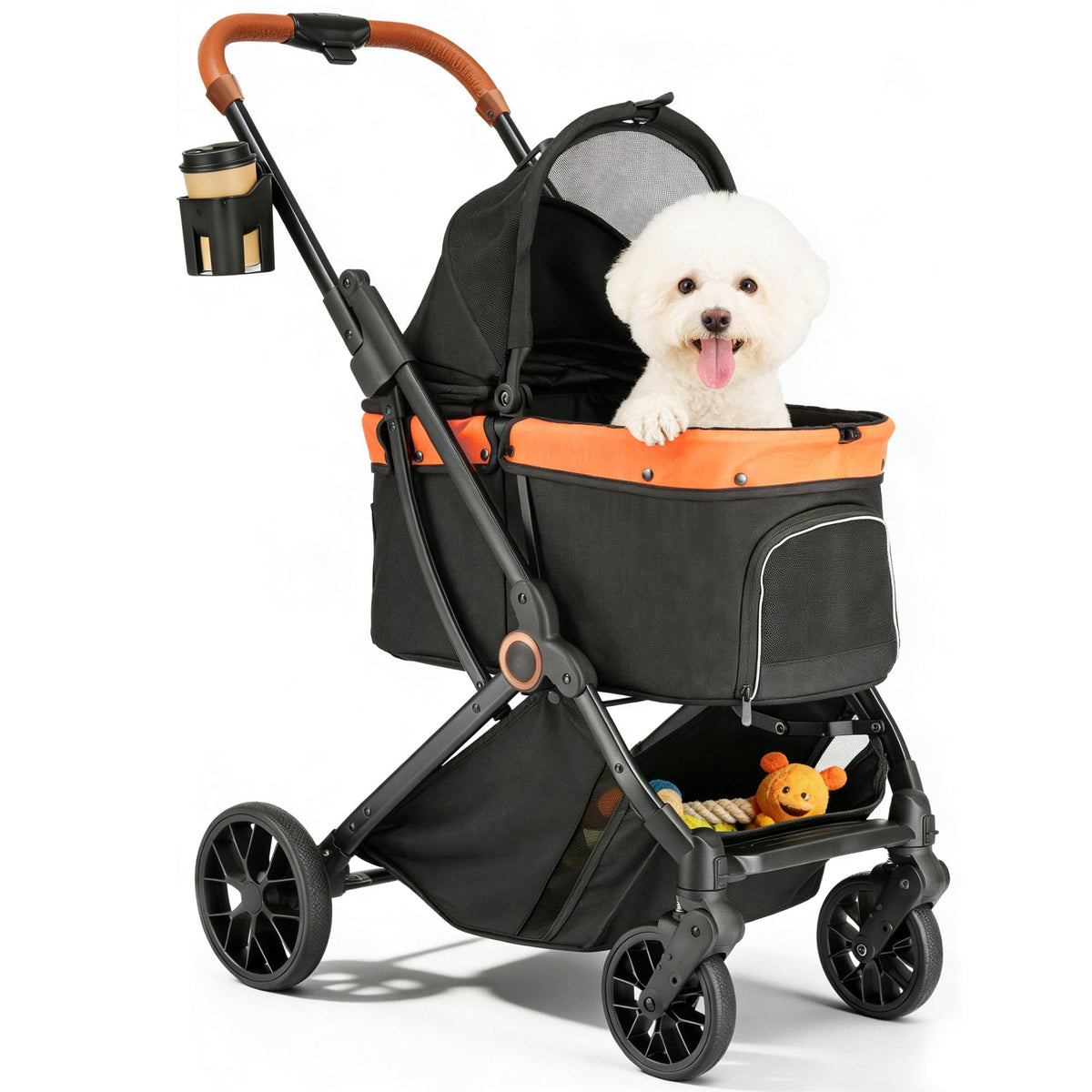 Black Pet Stroller P39307