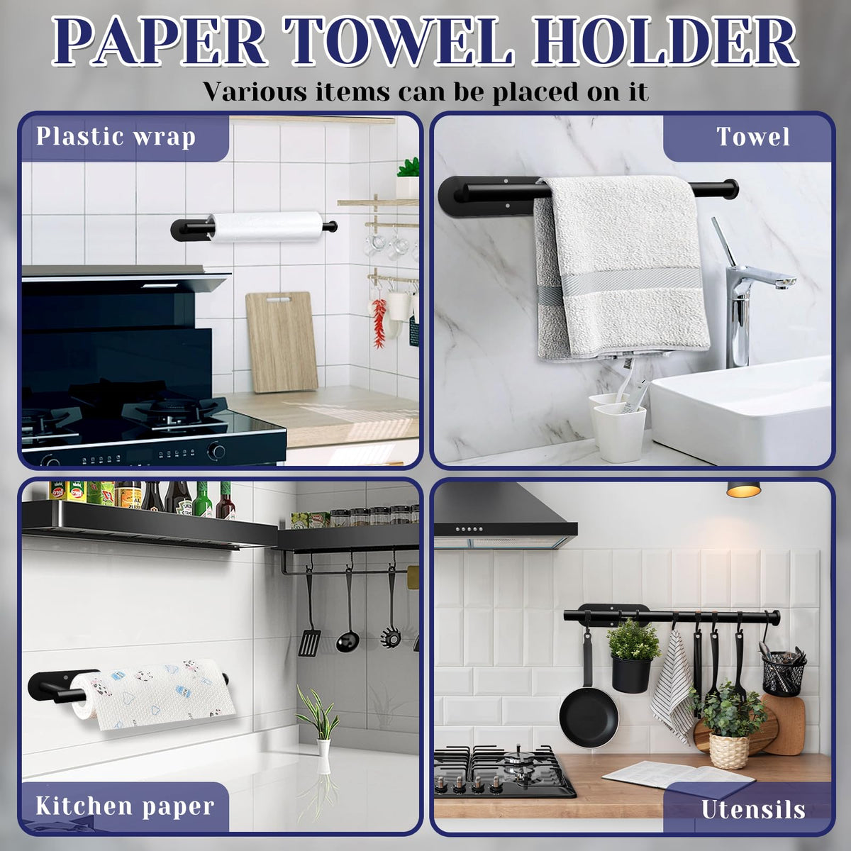Self Adhesive Paper Towel Holder T375380