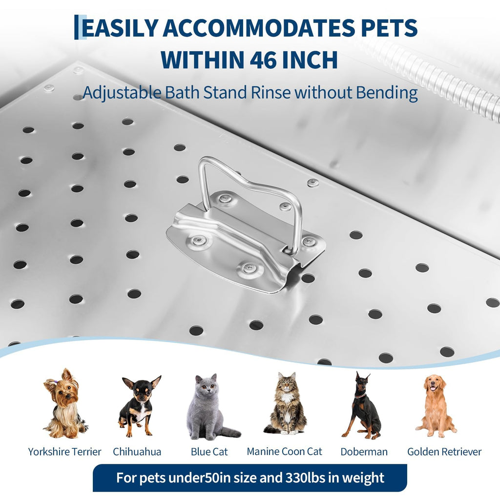 46 Inch Stainless Steel Dog Washing Station G63981
