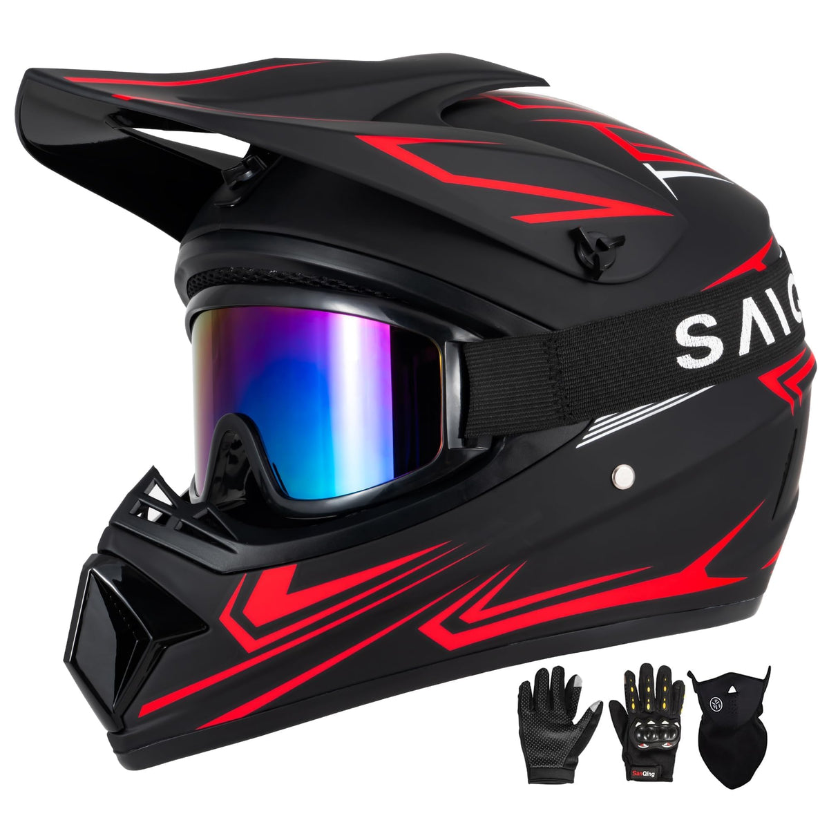 Youth Kids Motocross Helmet DOT Approved C88988
