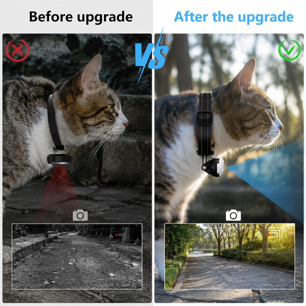 1080P Wireless Mini Pet Camera Collar O4130