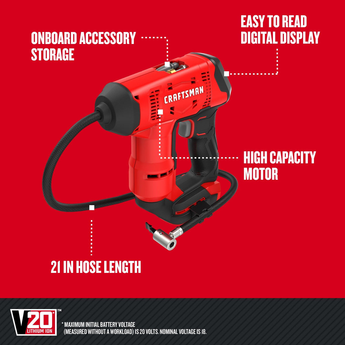 Cordless Portable Air Compressor 150 PSI K9092