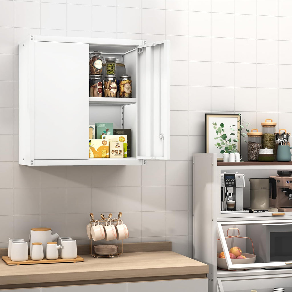 Metal Wall Mounted Storage Cabinet with Lock G459