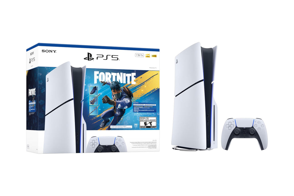 White Slim 1TB Gaming Console U9586
