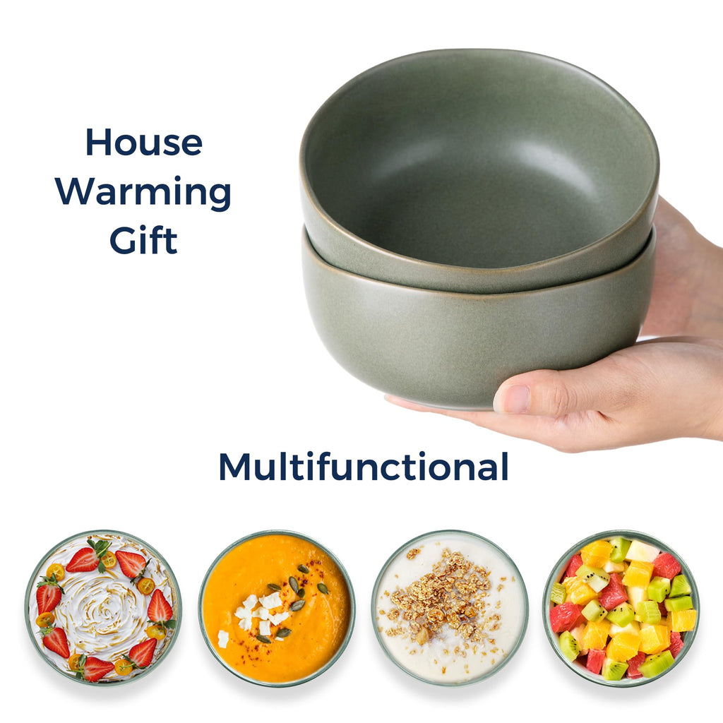 28oz Stoneware Cereal Bowls Set of 4 H635711