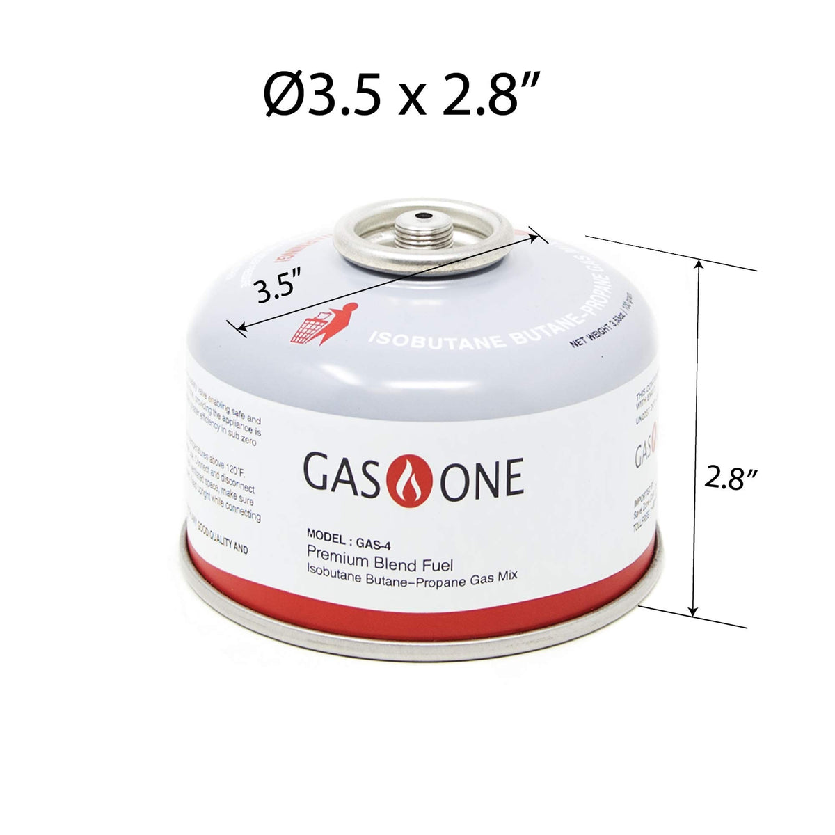 Camping Fuel Isobutane Fuel Canister 100g 4 Pack N160