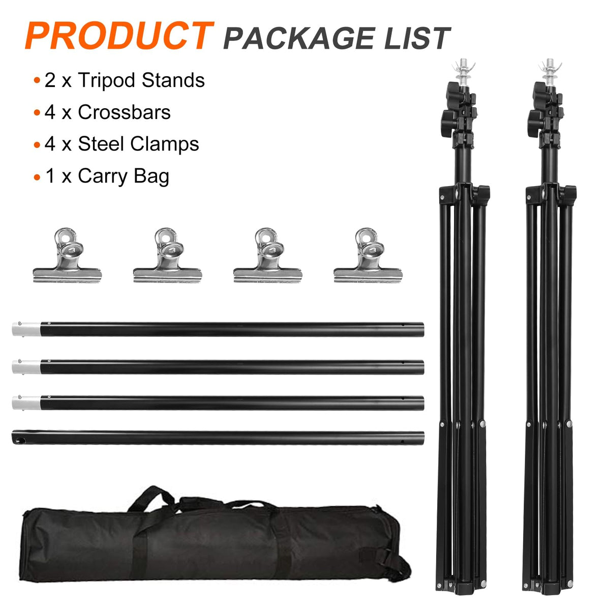 10Ft Wide Backdrop Stand Kit C28440