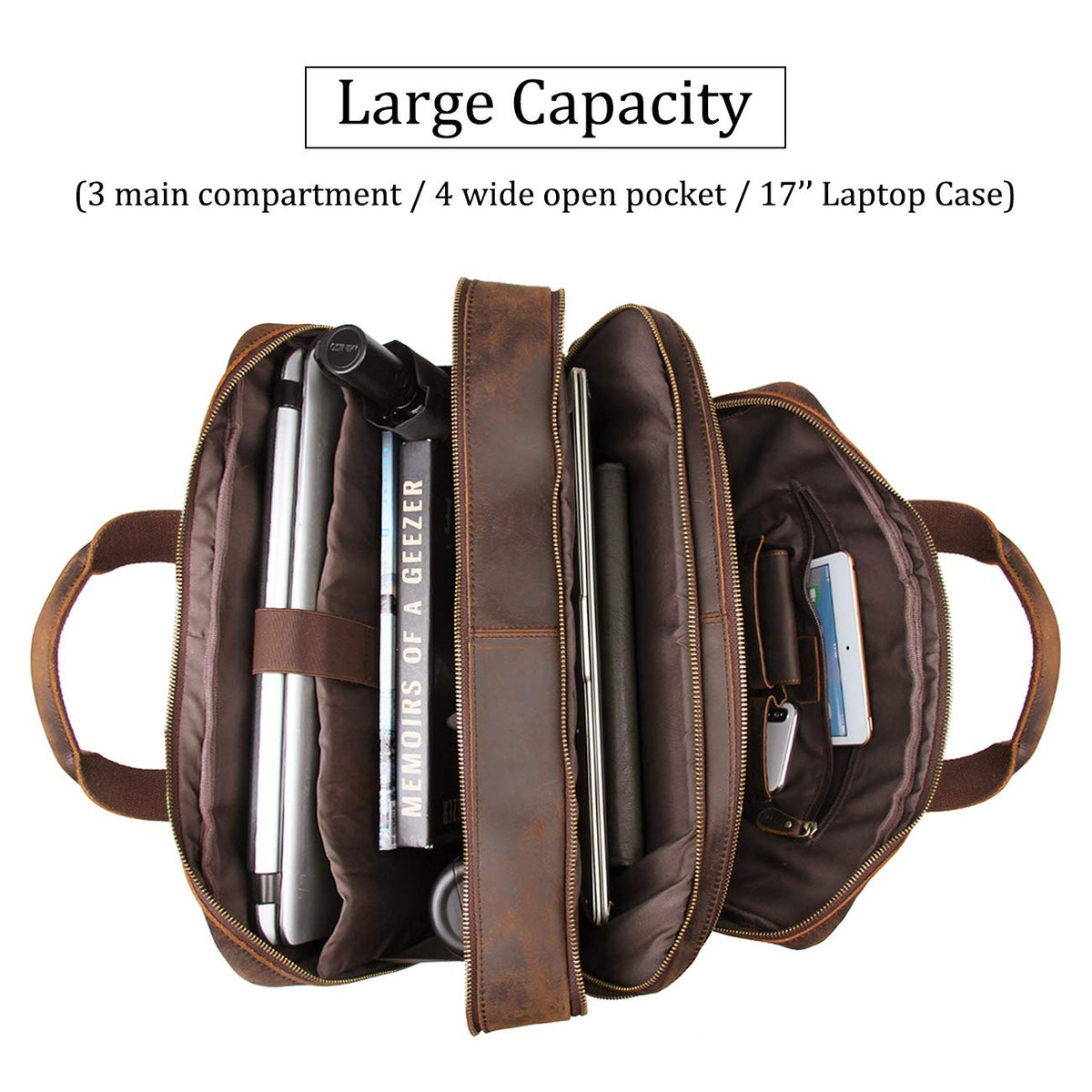 Genuine Leather Briefcase X4120