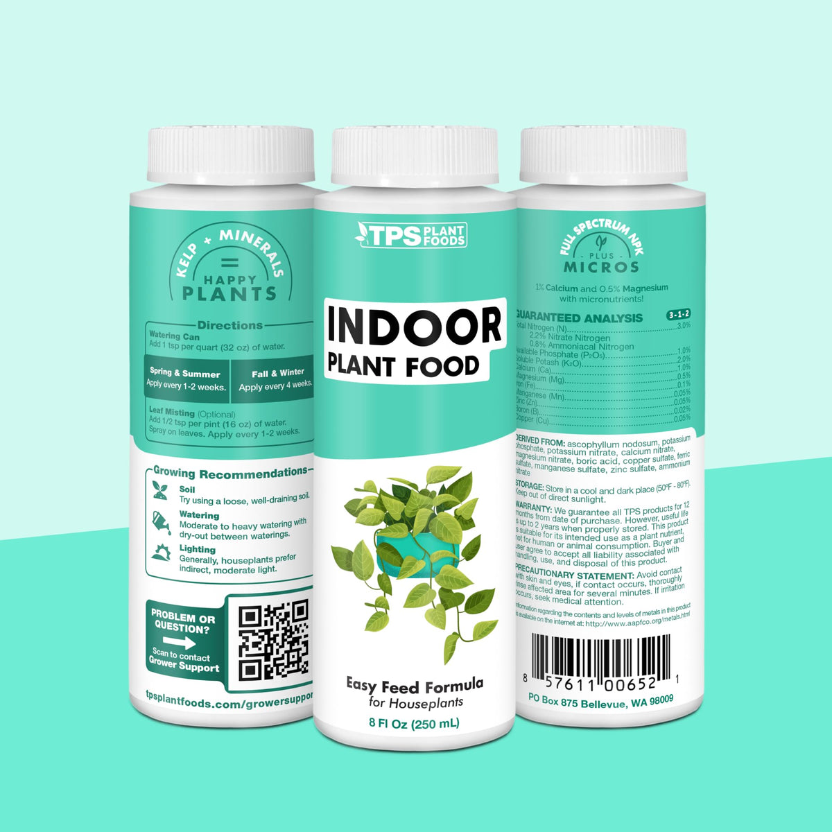 Indoor Plant Food Liquid Fertilizer 32oz S61399