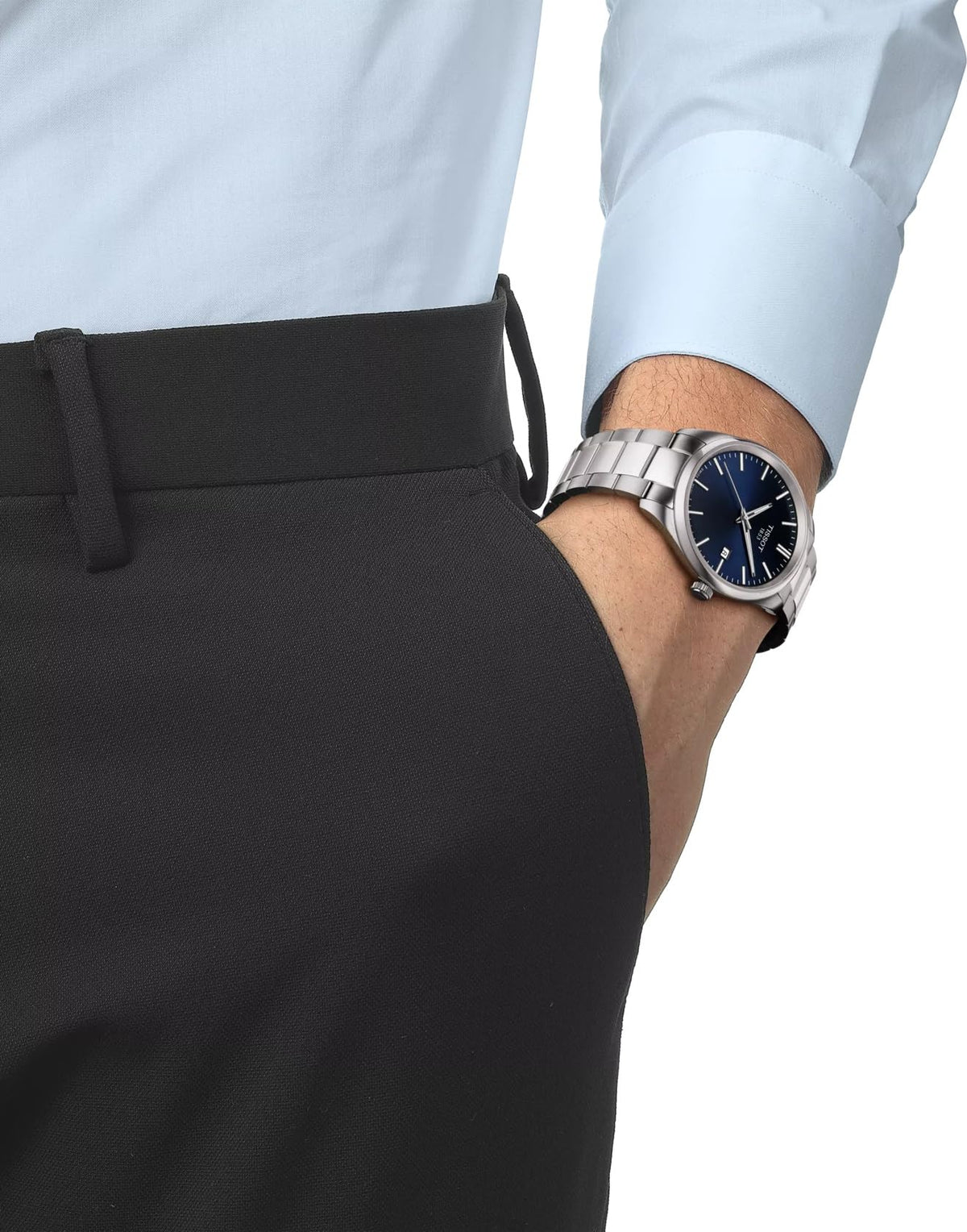 40mm Blue Dial Swiss Quartz Watch Q698638