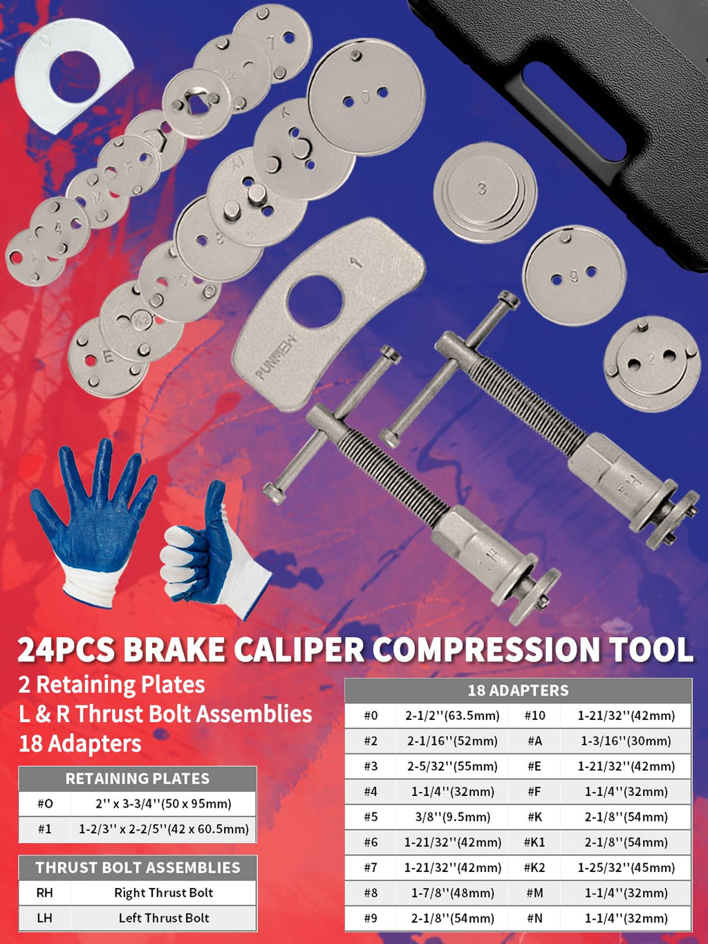 Heavy Duty Disc Brake Caliper Compression Tool B5834