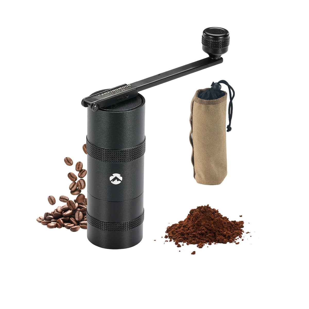Manual Coffee Grinder 15g Stainless Steel Burr Black U913206