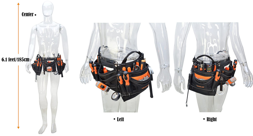 Heavy-Duty 18-Pocket Tool Belt Q55714