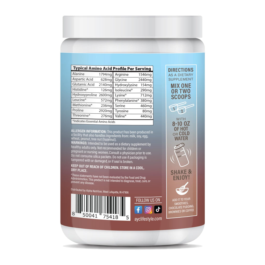 Chocolate Hydrolyzed Type 1&3 Collagen Peptides Powder R520174