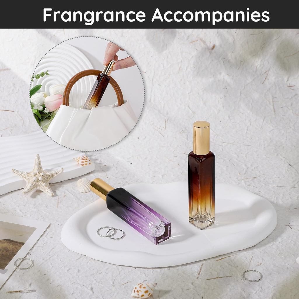 0.5oz 2pcs Empty Glass Perfume Atomizer Spray Bottles S693754