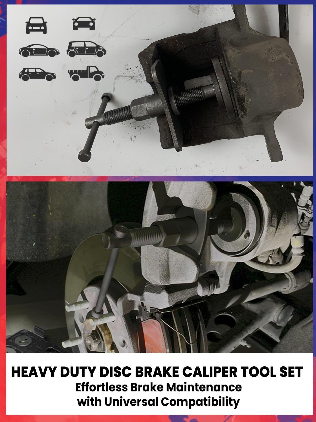 Heavy Duty Disc Brake Caliper Compression Tool B5834