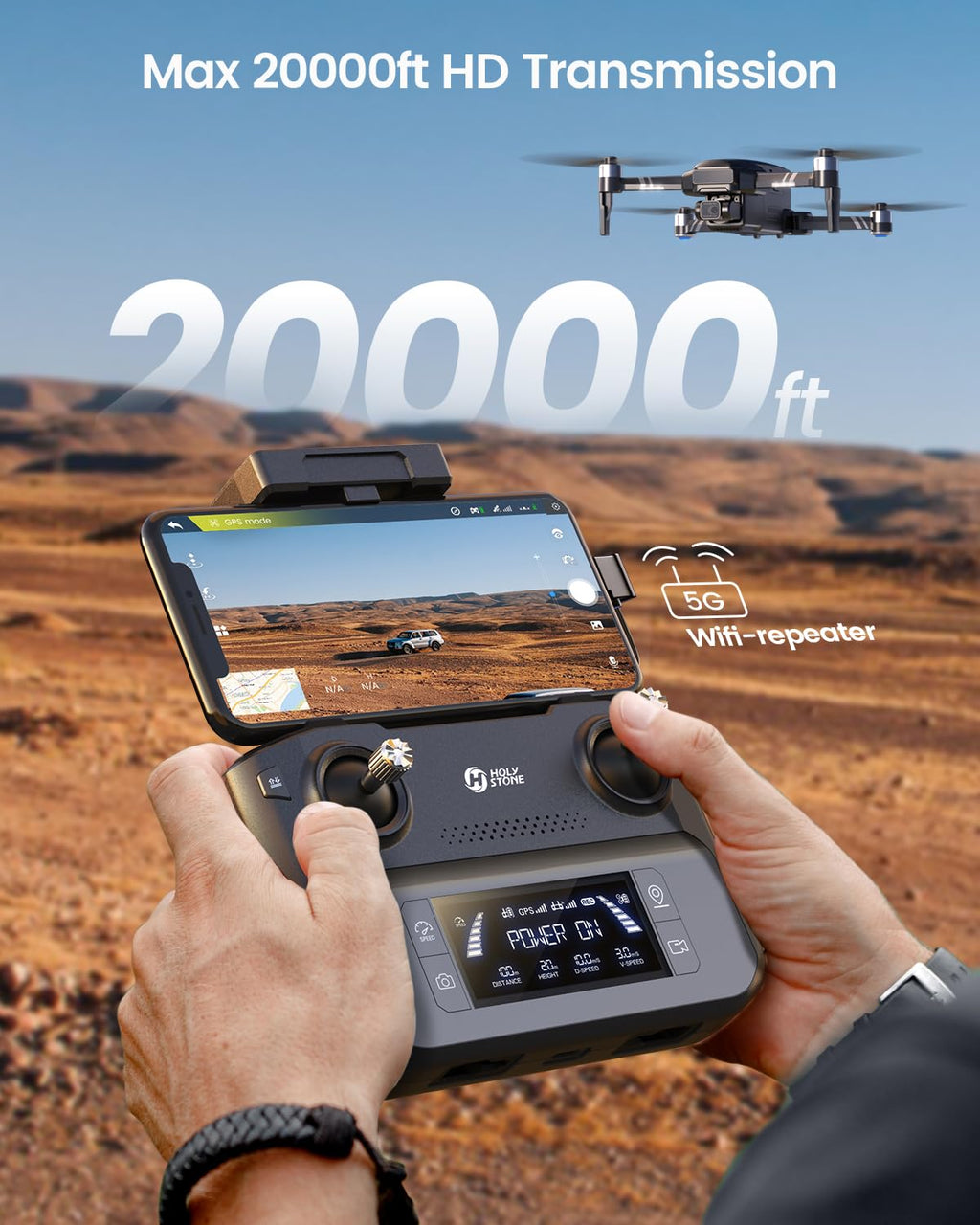 2-Axis Gimbal 4K Camera Drone U655146