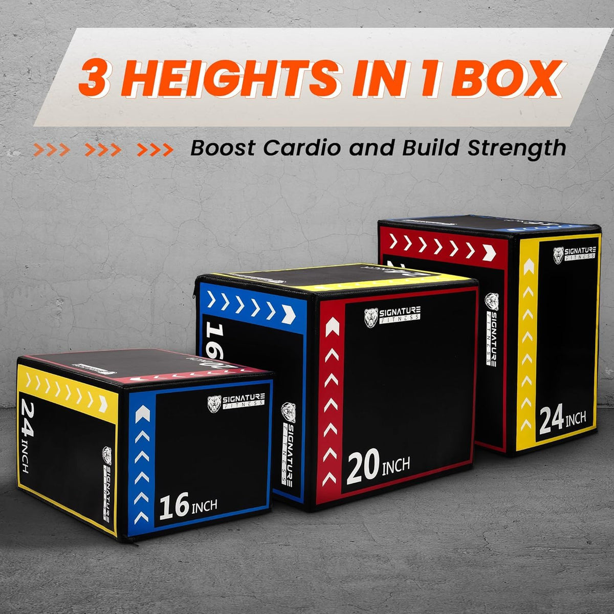 3-in-1 Foam Plyo Box O9366