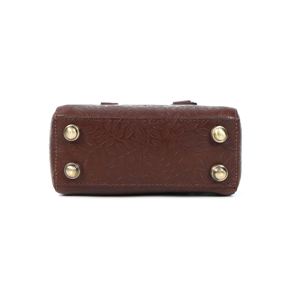 Genuine Leather Mini Tote Crossbody Bag Z94766