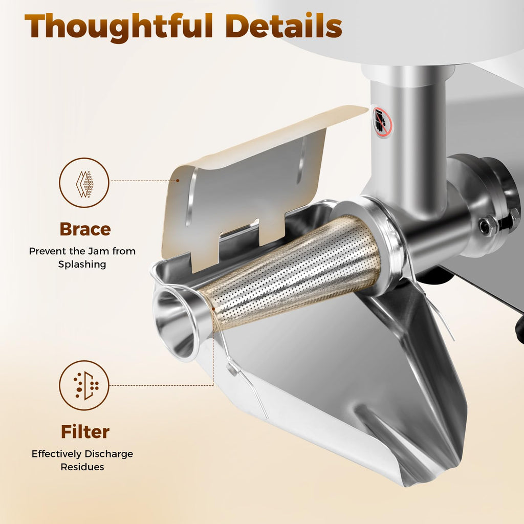 110V 450W Stainless Steel Electric Tomato Strainer X63420
