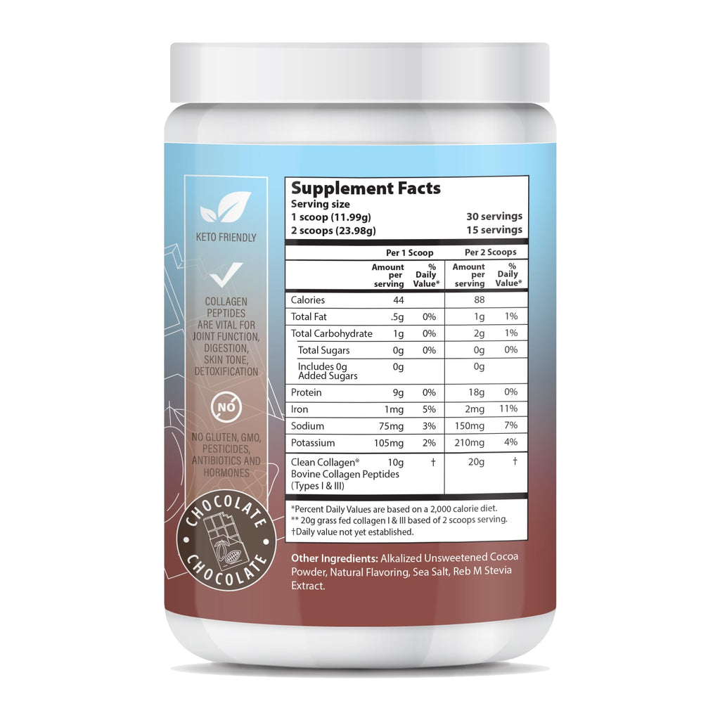 Chocolate Hydrolyzed Type 1&3 Collagen Peptides Powder R520174