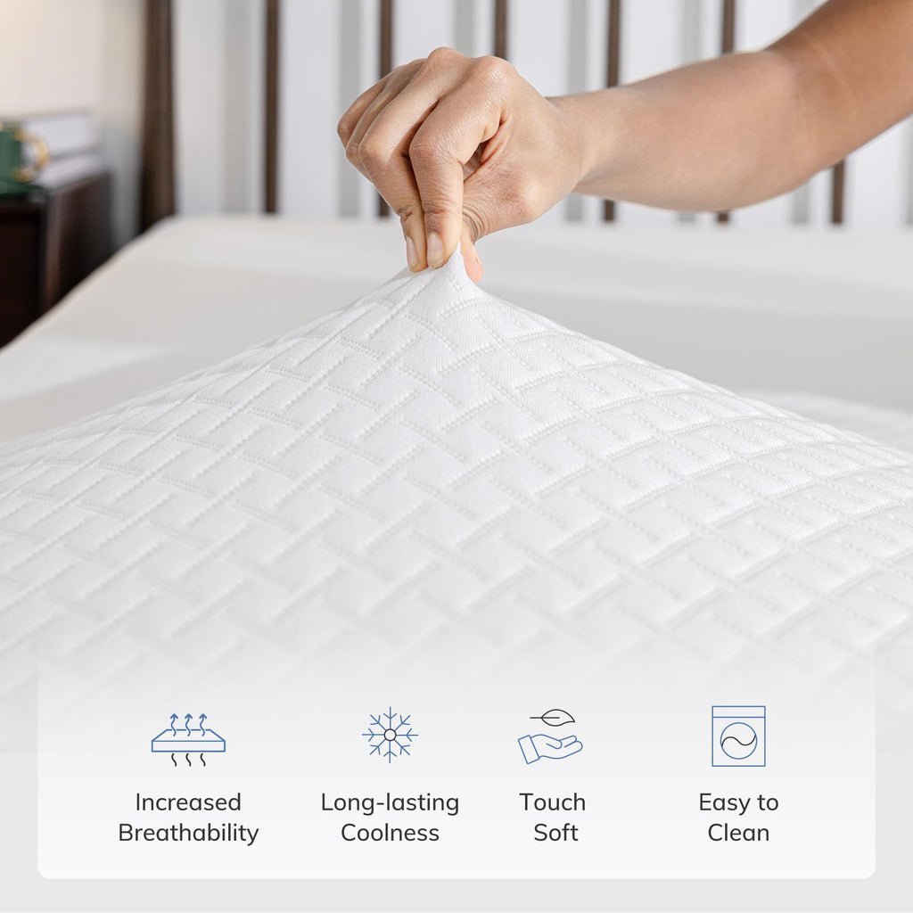 Full Size 5 Inch Green Tea Memory Foam Mattress V17894