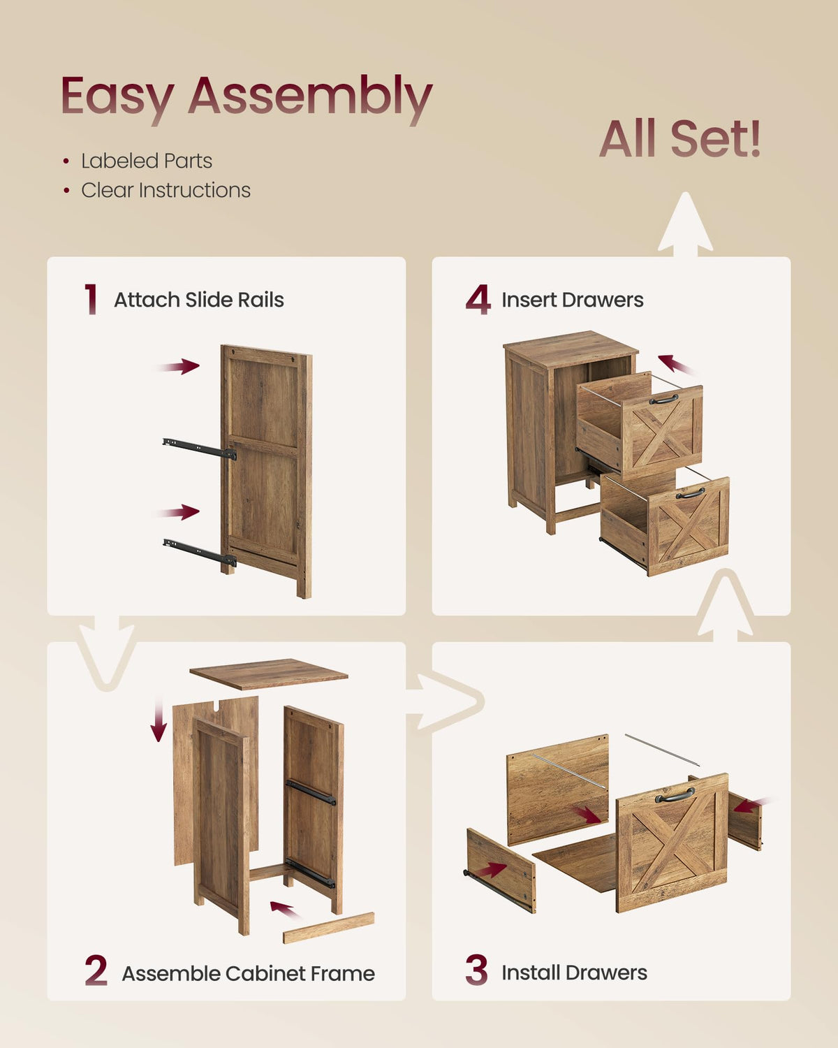 2-Drawer File Cabinet I3515