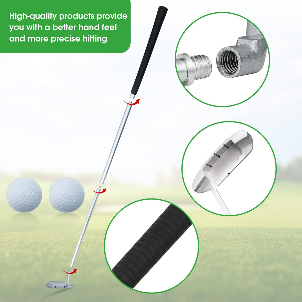 Right Handed Golf Putter with 2 Golf Balls A893180