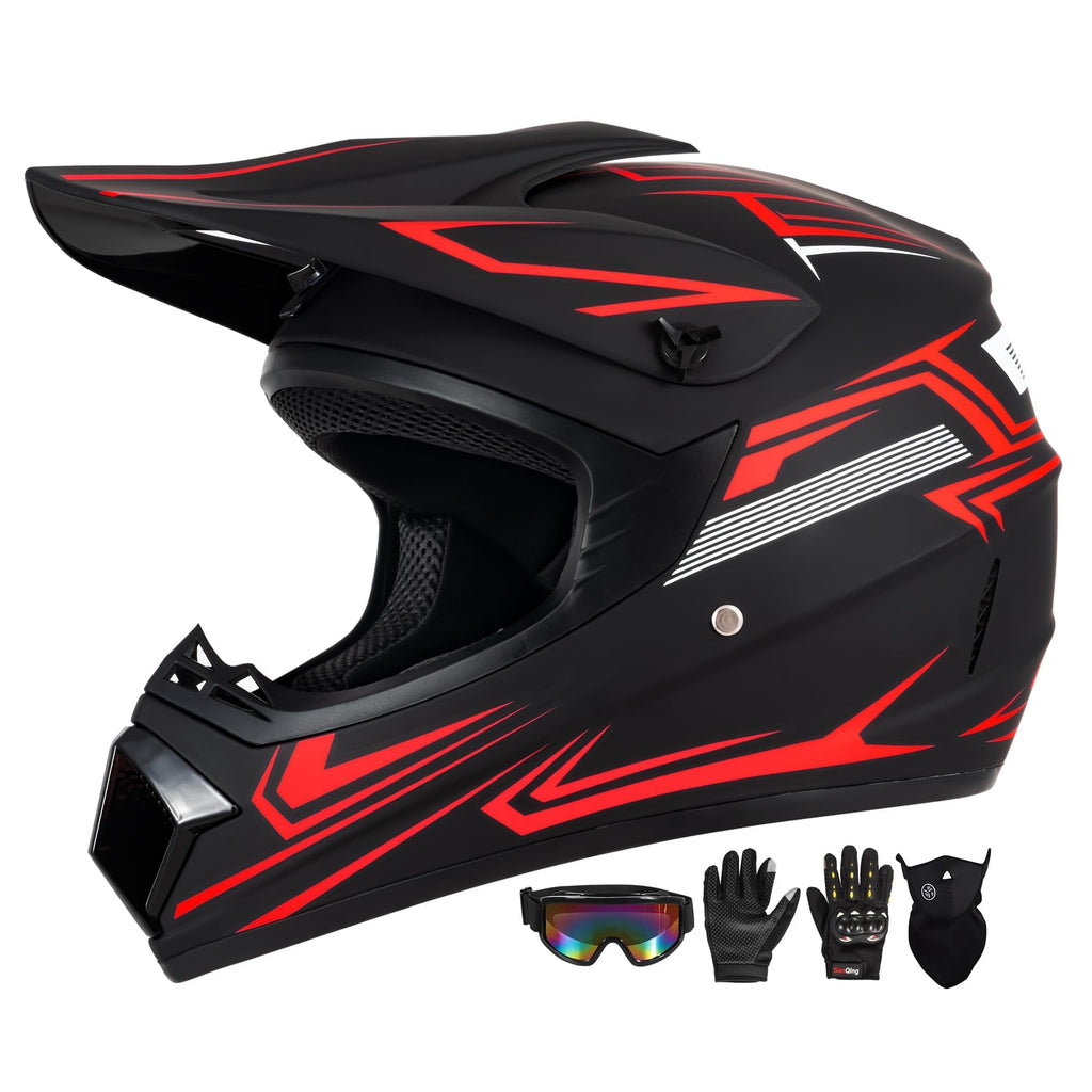 Youth Kids Motocross Helmet DOT Approved C88988