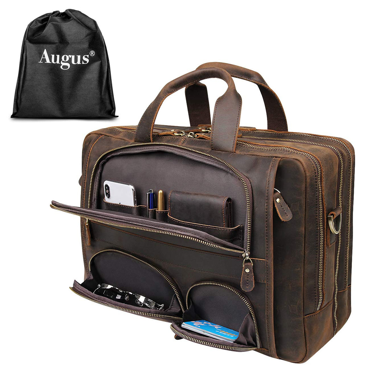 Genuine Leather Briefcase X4120