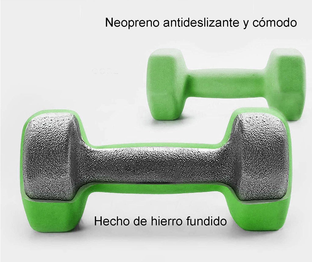 Set of 2 Neoprene Coated Dumbbells D15980