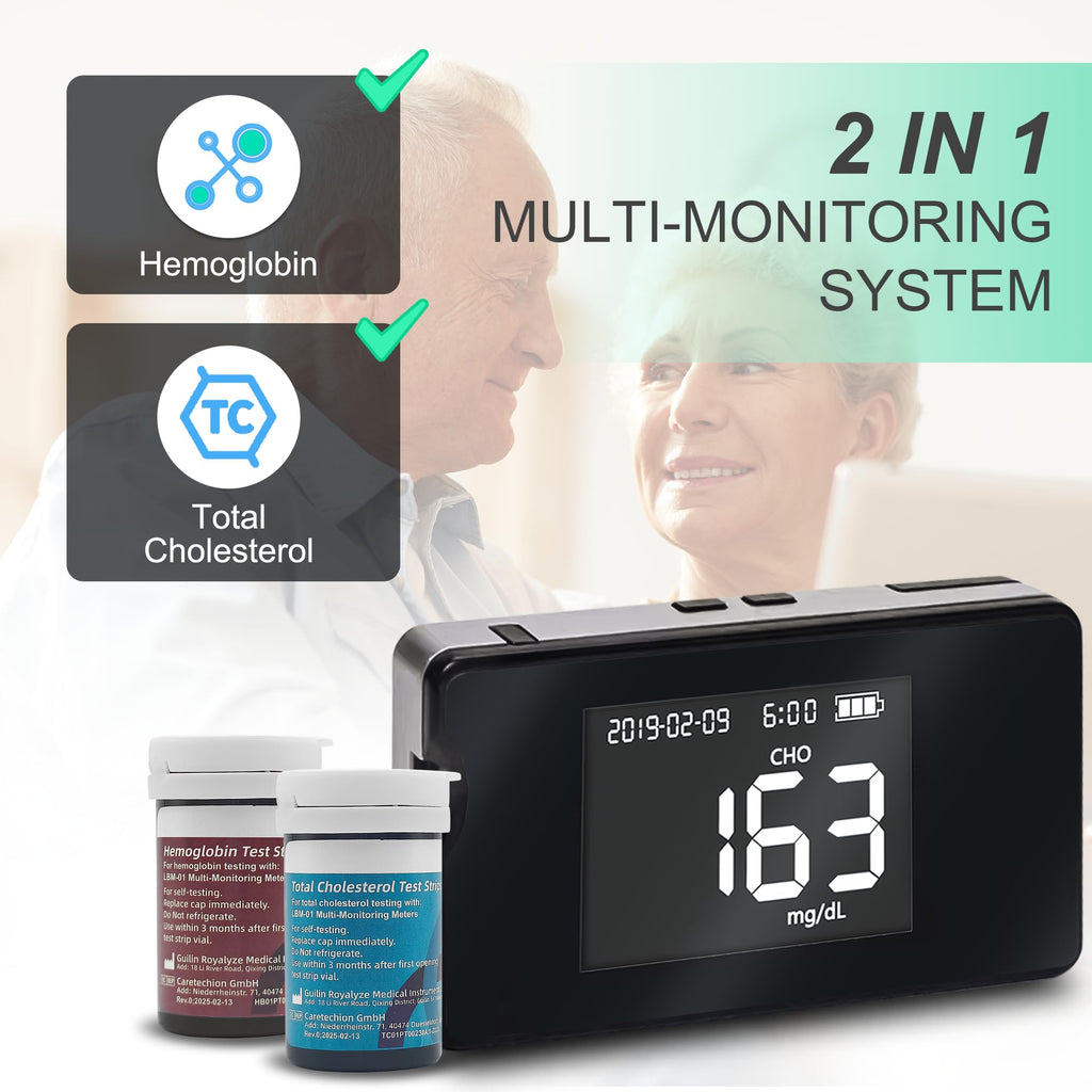 Hemoglobin Test Meter with 25 Test Strips Y13425
