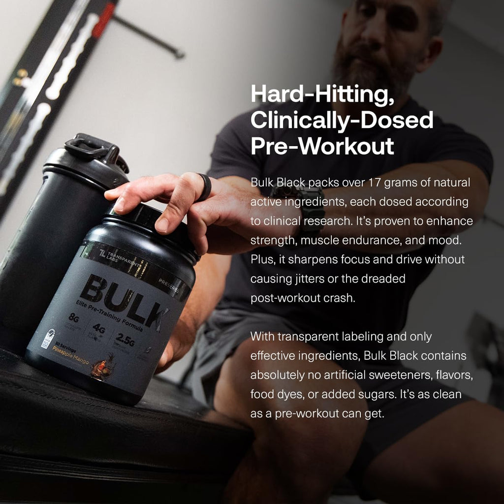 Sugar Free Pre Workout with Beta Alanine, Citrulline Malate & Caffeine, 30 Servings W81391