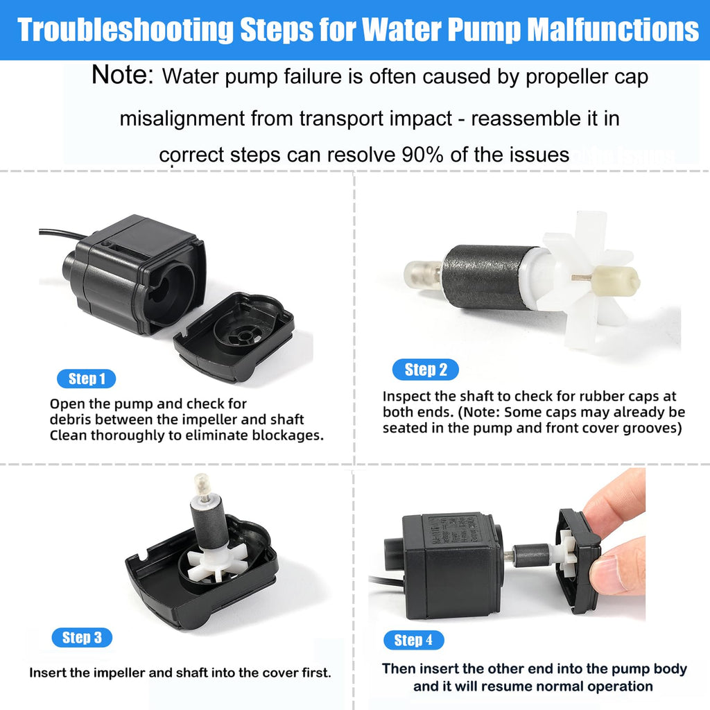 1.2 Gallon Aquarium Starter Kit with LED Light and Water Filter Pump G795476