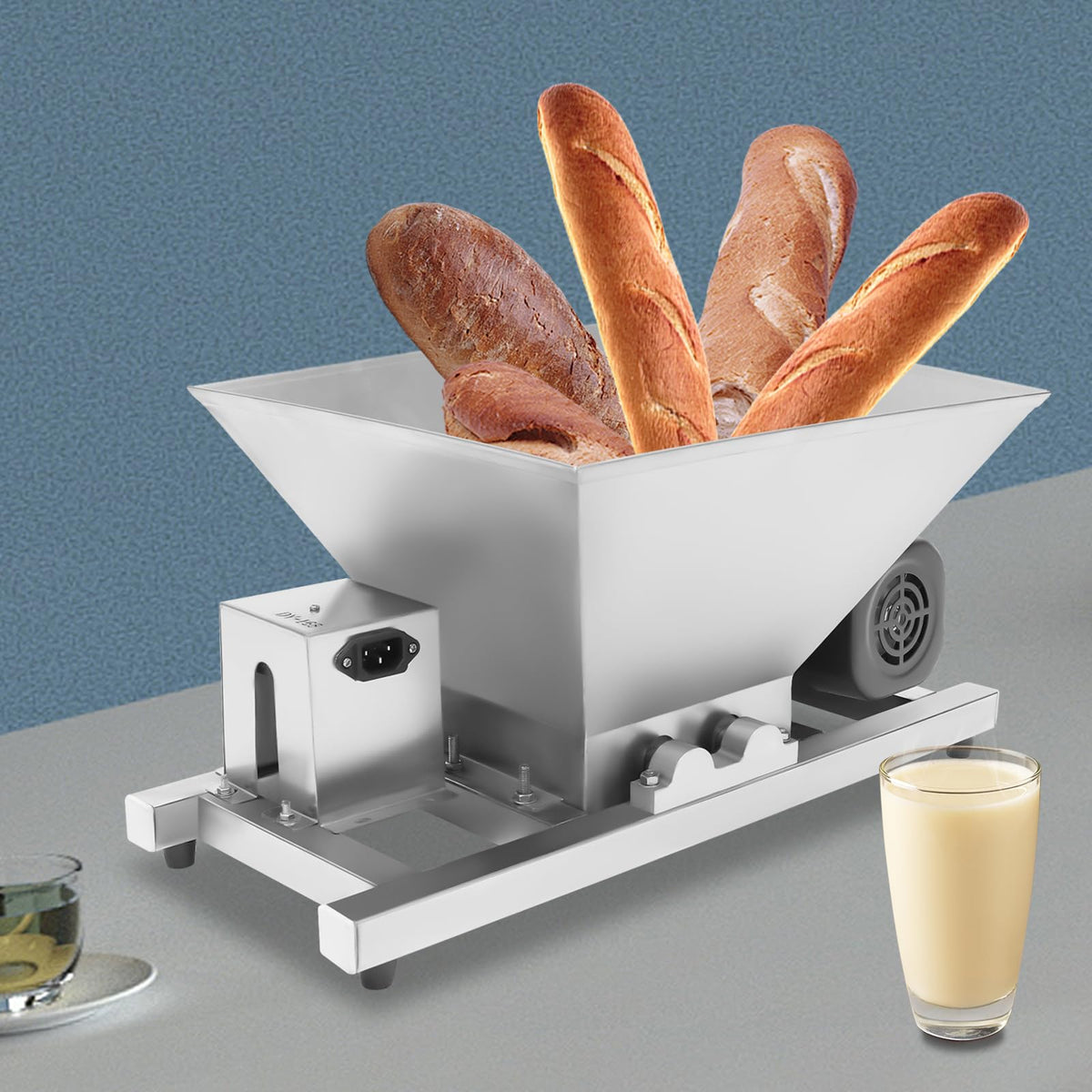60W Stainless Steel 4L Fruit Crusher H24935