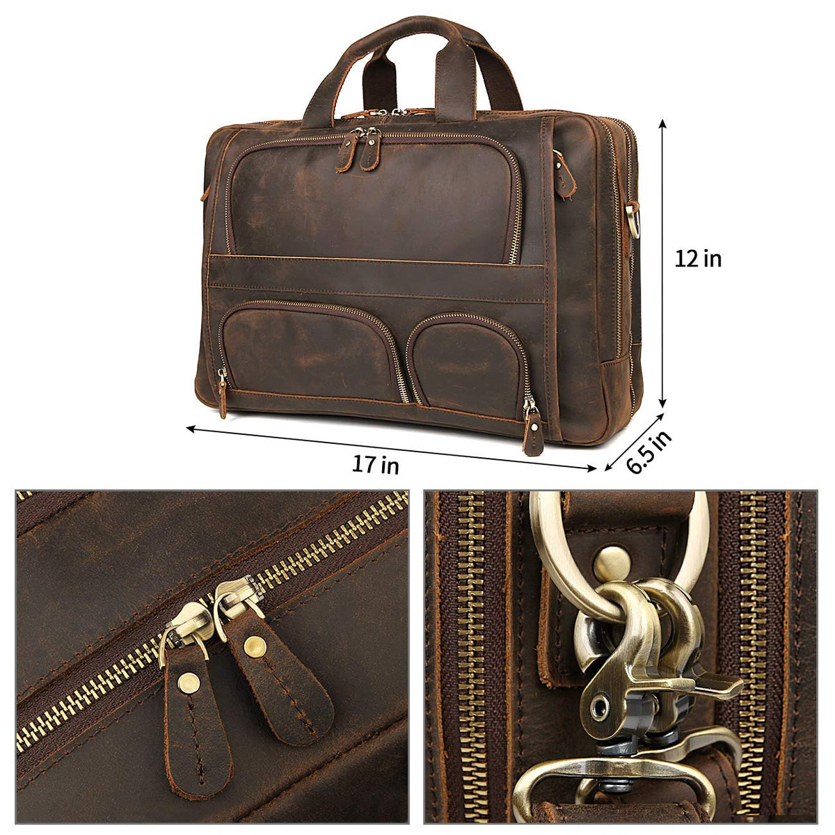 Genuine Leather Briefcase X4120