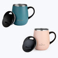 16 oz Insulated Stainless Steel Tumbler 2-Pack with Handle & Sliding Lid J120784