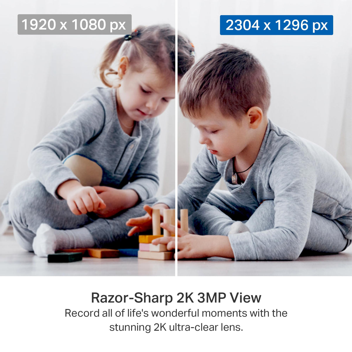 2K Pan Tilt Security Camera 2-Pack H9331