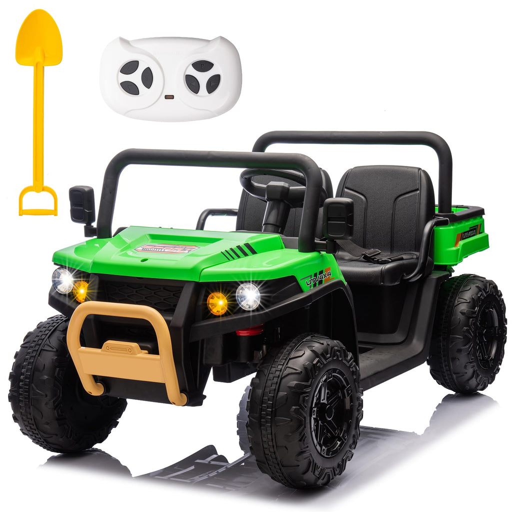 Green 2 Seater 24V Ride On Dump Truck S45233