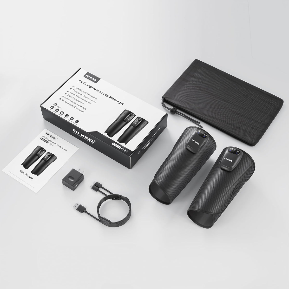 Cordless Rechargeable Leg Compression Massager Q460019