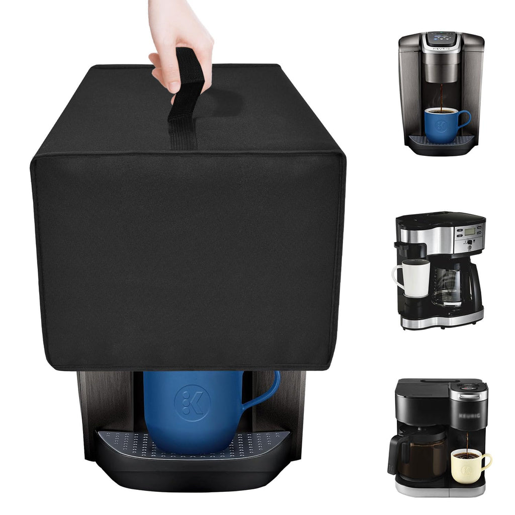 Black Coffee Maker Cover J8680