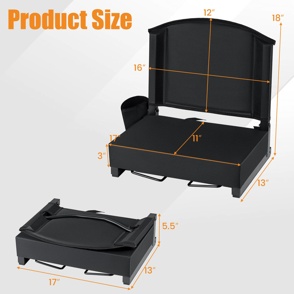 Stadium Seats with Back Support D85471