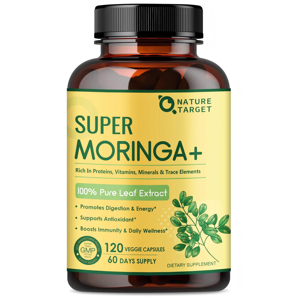 Pure Moringa Oleifera 1000mg Capsules, 120 Count H815074