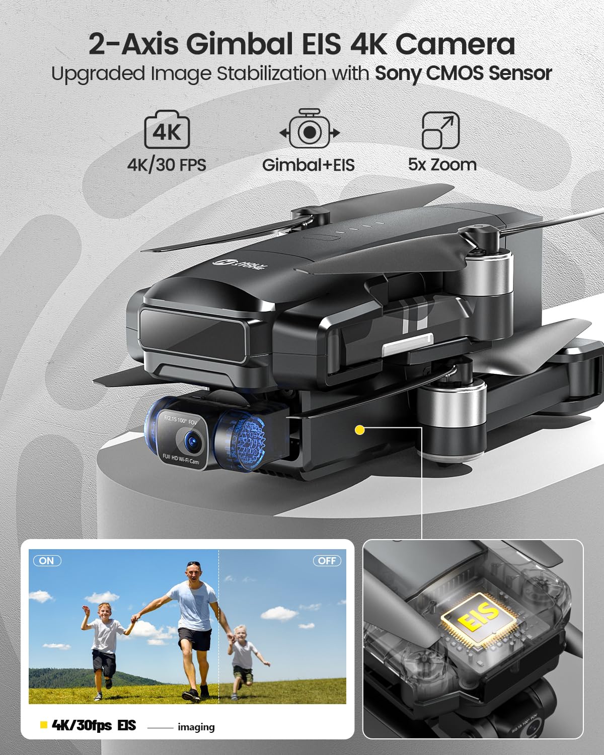 2-Axis Gimbal 4K Camera Drone U655146
