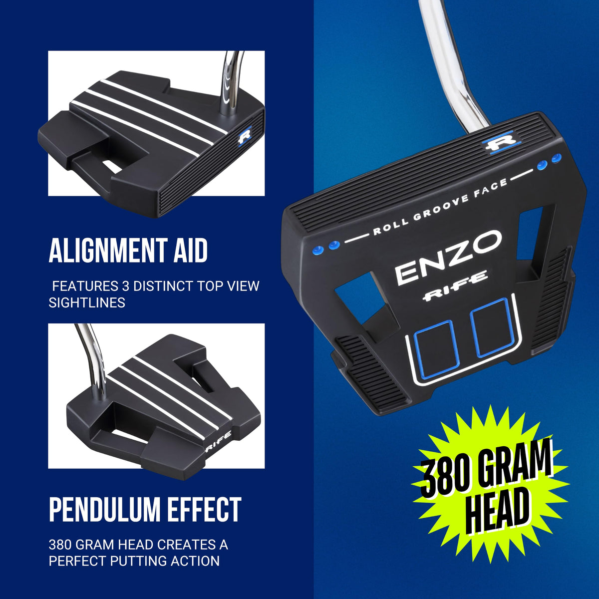 Extra Long 38 Inches Putter with Headcover M870018