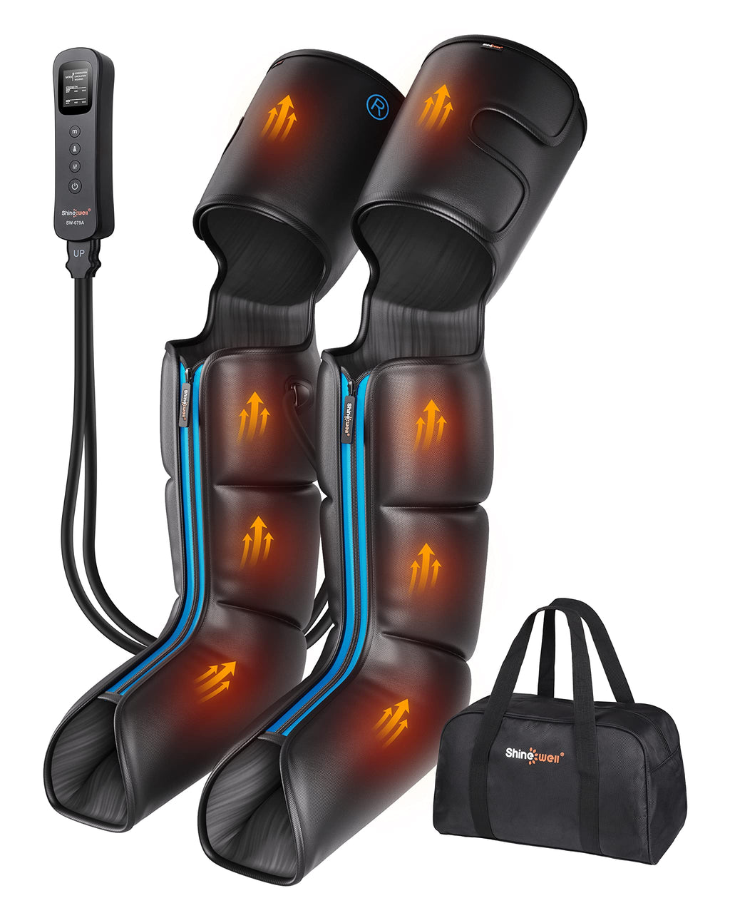Air Compression Leg Massager with Heat F3432