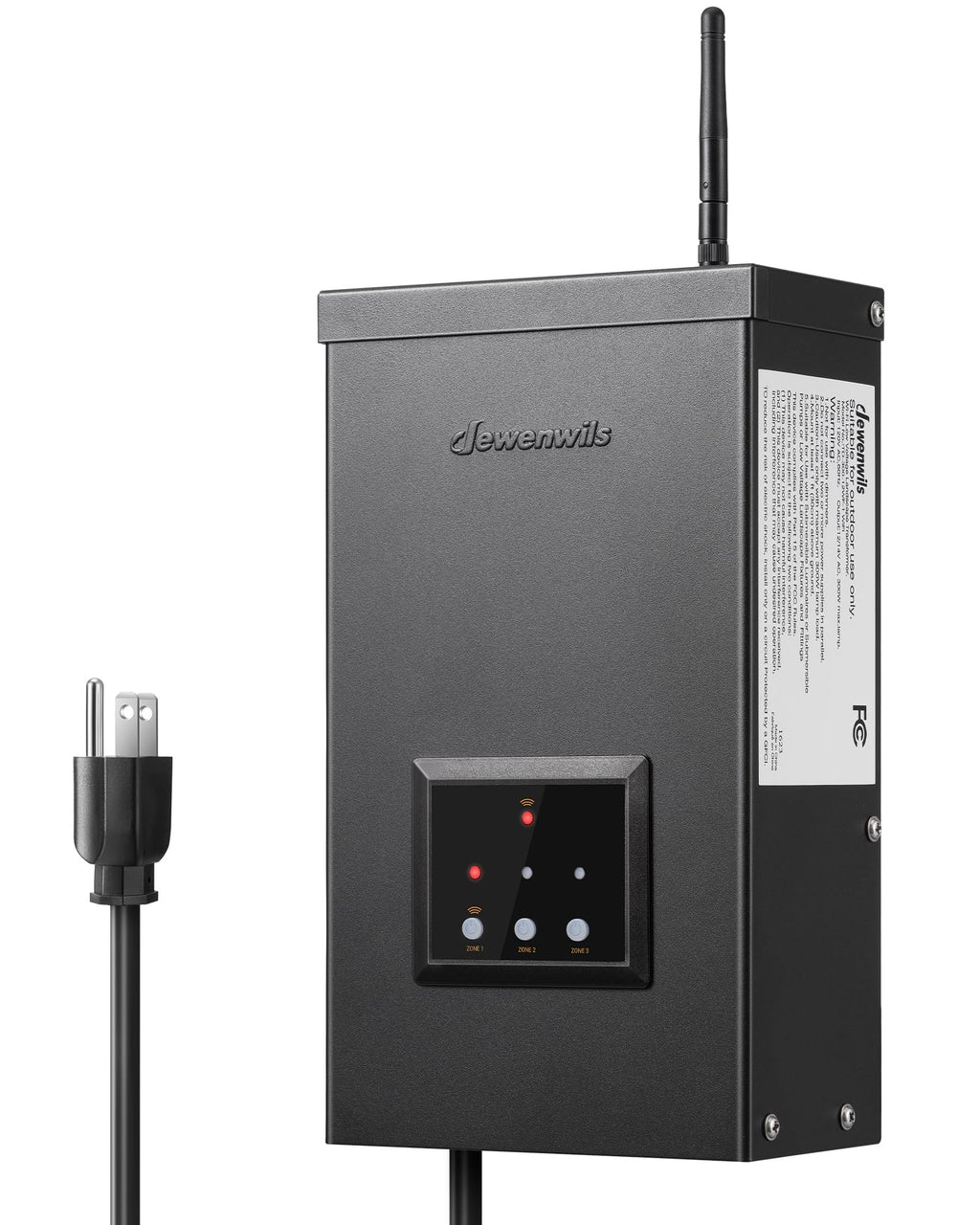 300W Low Voltage Landscape Transformer with Timer Y521388